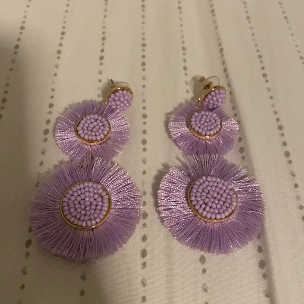 Lilac earrings
